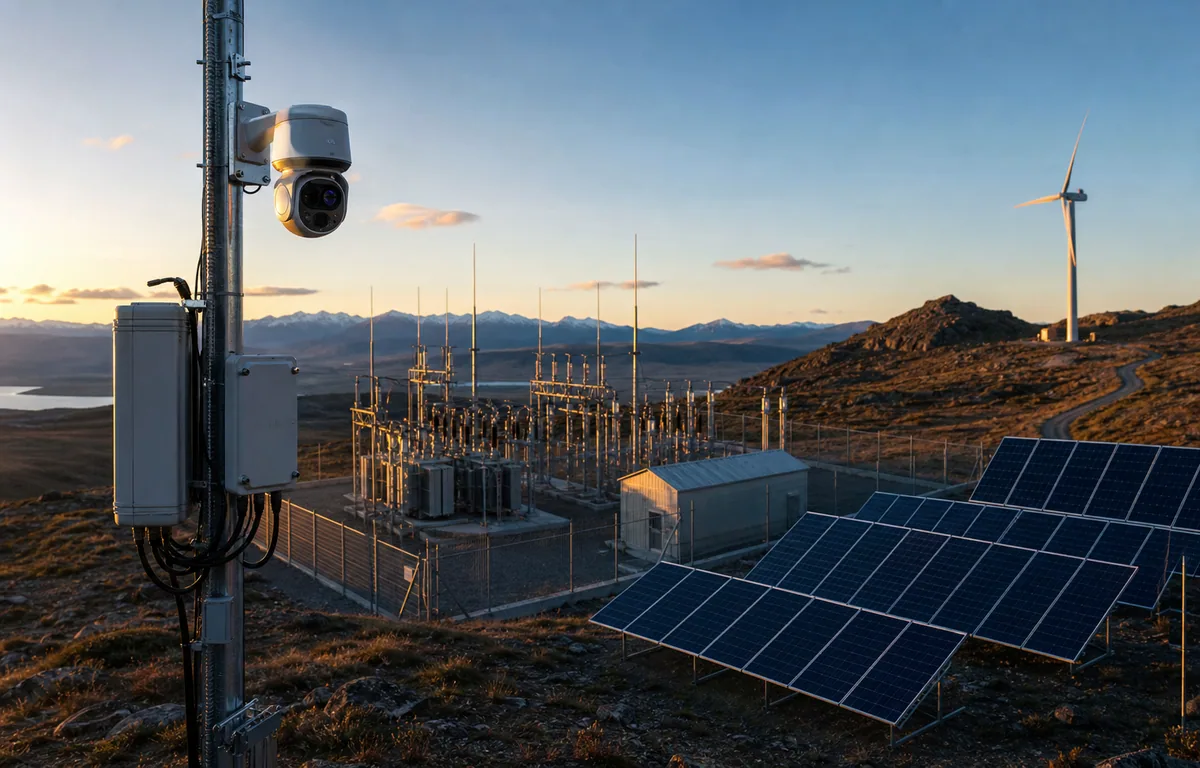 Monitoreo y seguridad para energía